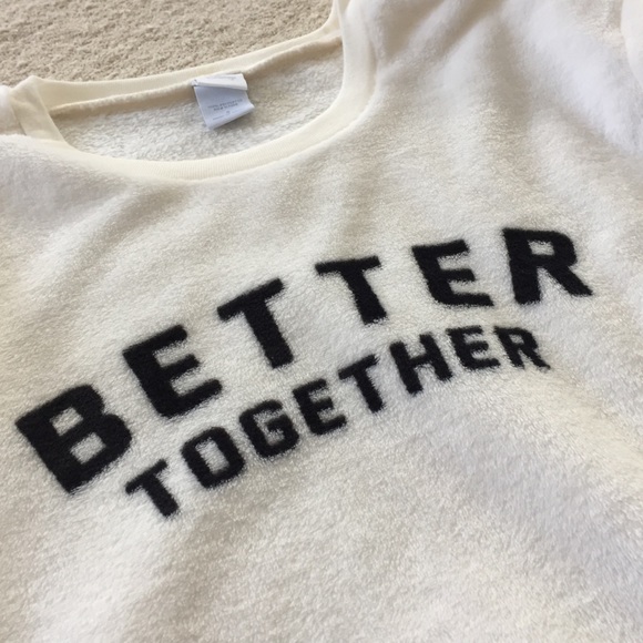 NWOT Mickey & Minnie "Better Together" Sweatshirt - Picture 5 of 7